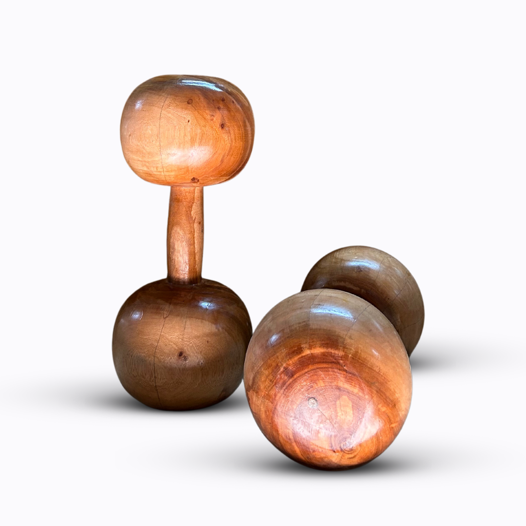 Solid Wood Dumbells 10pcs (set of 1-5kg pair)