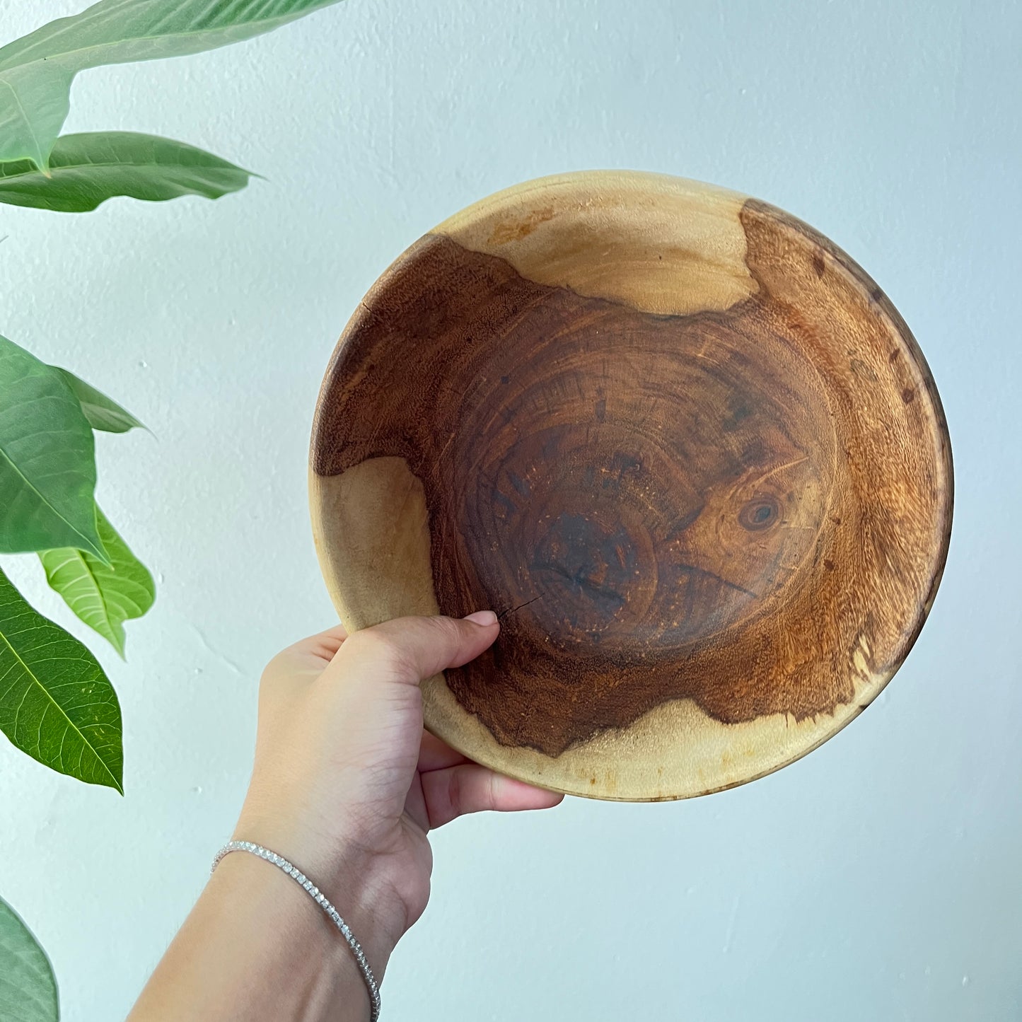 Wooden Bowl : Rustic Home Decor Serving Bowl :
