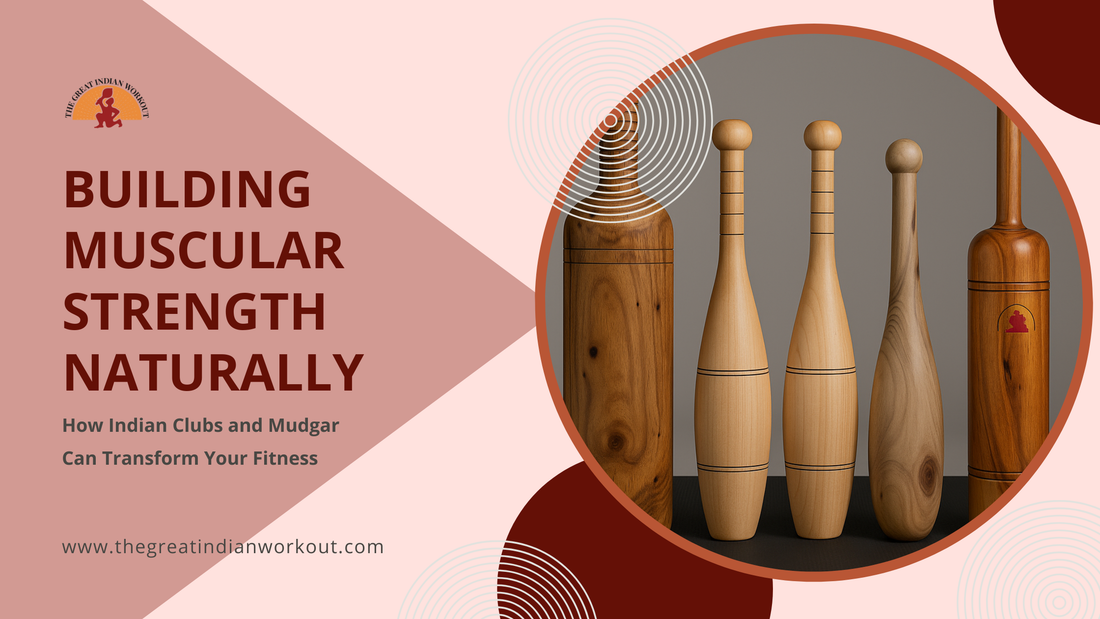 Build Muscular Strength Naturally with Indian Clubs & Mudgar