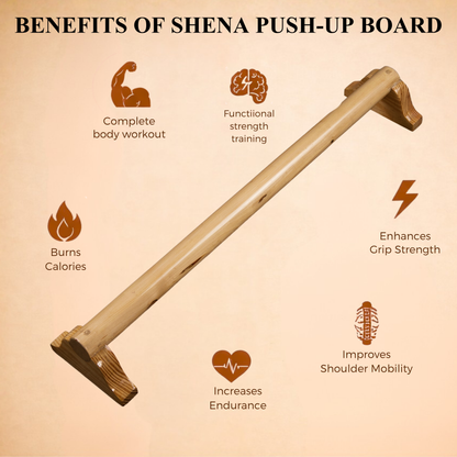 Round Shena (imported pine wood) x 1