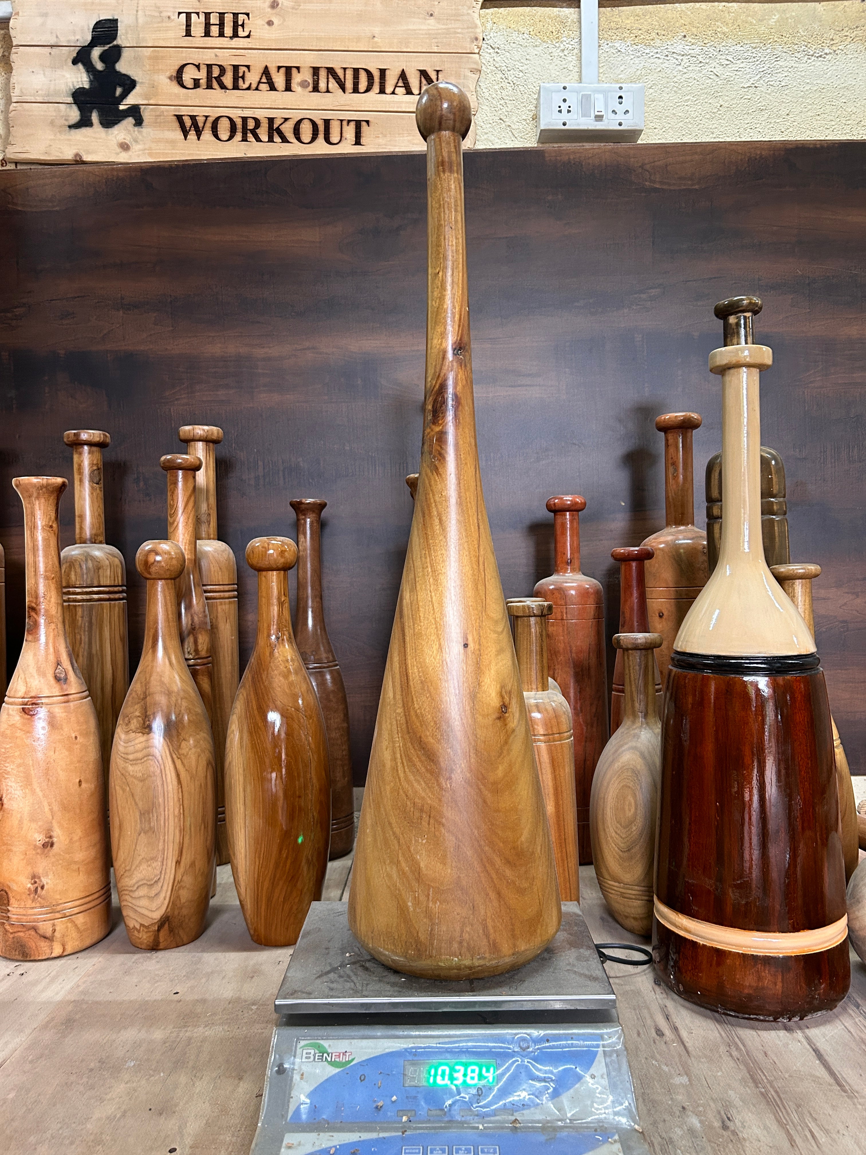 Gada - Traditional Indian Wooden Mace for Strength - The Great Indian ...