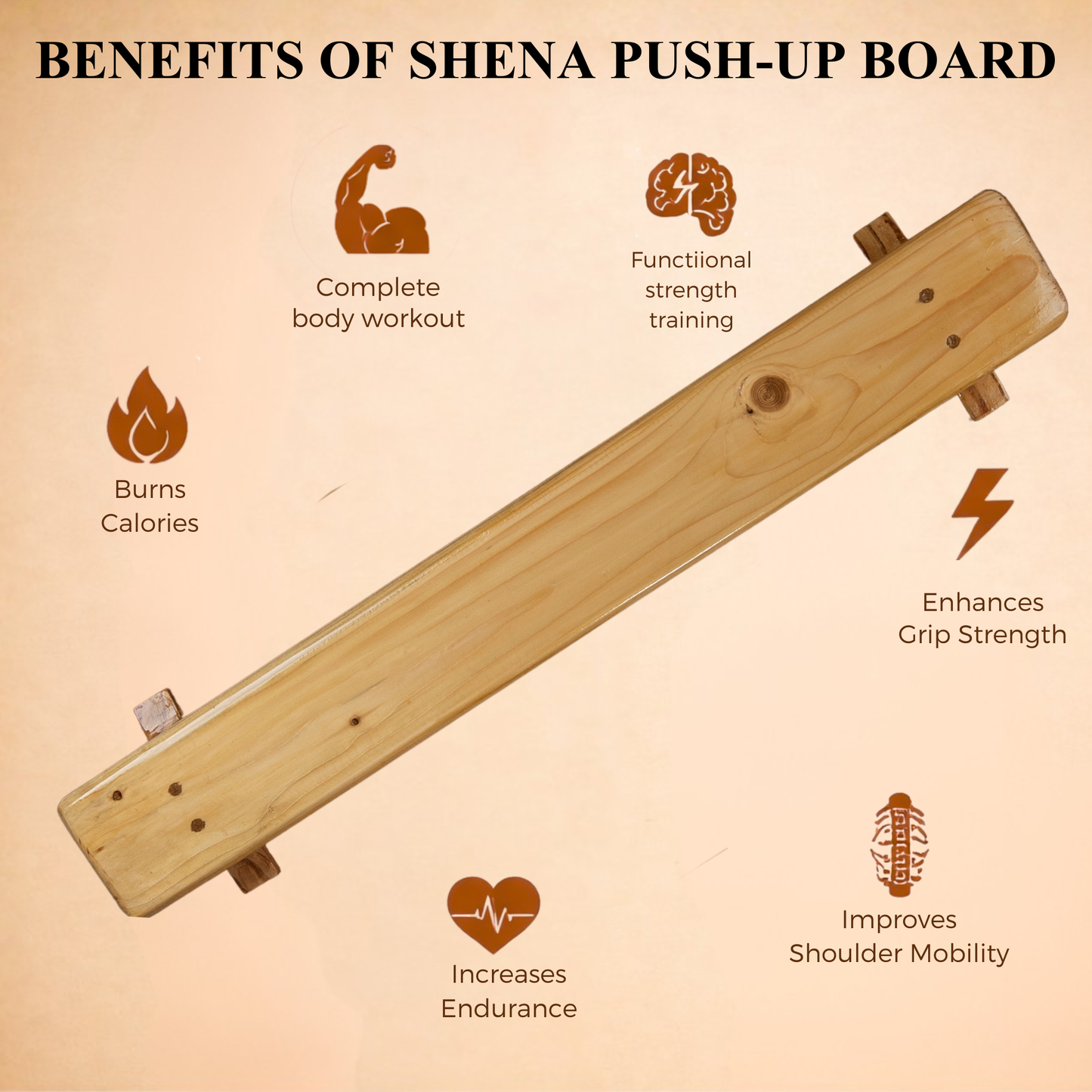 Flat Shena (imported pine wood) x 1