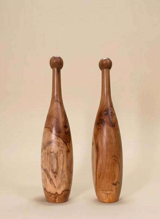 2.5kg Mudgar Pair Teak Wood