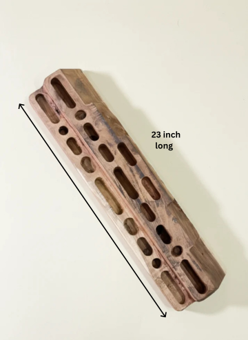 Wooden Hangboard: Ideal to practice Pull ups and Rock Climbing
